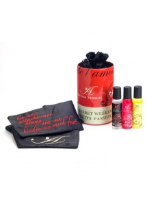 SexShop - Zestaw słodko erotyczny Extase Sensuel - Coffret Weekend PassionFruits owocowe olejki - online