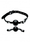 Zestaw wymiennych silikonowych knebli - czarny IS105 - Interchangeable Silicone Ball Gag Set - Black