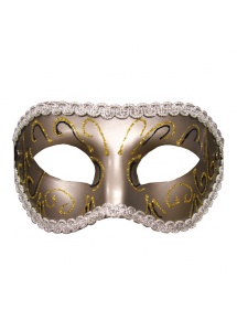 SexShop - Maska karnawałowa - S&M Grey Masquerade Mask - online