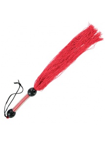 SexShop - Sportsheets Large Rubber Whip – Duży pejcz czerwony - online