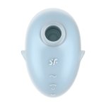 Satisfyer Cutie Ghost model Air Pulse wodoodporny, silikonowy, biały, 11 trybów ciśnieniowych