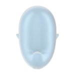Satisfyer Cutie Ghost model Air Pulse wodoodporny, silikonowy, biały, 11 trybów ciśnieniowych