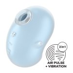 Satisfyer Cutie Ghost model Air Pulse wodoodporny, silikonowy, biały, 11 trybów ciśnieniowych