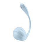Satisfyer Smooth Petal Connect App wibrujący model do noszenia, fioletowy, 12 programów