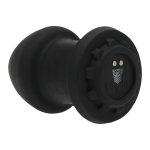 Doc Johnson Robo Rimmer X wibrujący plug z funkcją rotacji, czarny, 2 silniki, pilot