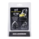 Doc Johnson Rock Solid EZ Top zestaw 3 silikonowych nakładek, różne rozmiary, szczelne