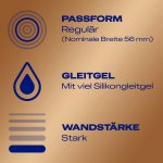Durex Natural Feeling 30 szt. prezerwatywy bez lateksu Real Feel, syntetyczne, 56 mm