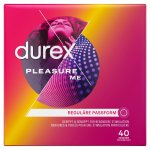 Durex Pleasure Me 40 szt. prezerwatywy z teksturowaną powierzchnią, wypustki i rowki