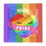 EXS Pride Regular 54 mm 144 sztuki zestaw kolorowych prezerwatyw anatomicznych