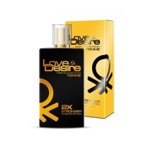 Love Desire Gold SHS 100 ml – damskie perfumy z czteroskładnikowym systemem feromonów, owocowo-kwiatowy aromat