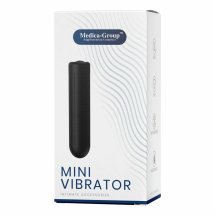 Medica-Group Mini Wibrator Silikonowy Czarny 9 cm – 9 trybów, USB, kompaktowy, wodoodporny
