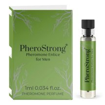 PheroStrong Entice For Men 1ml – męskie perfumy z feromonami, cytrusowo-drzewny zapach, mini flakon