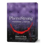 PheroStrong Pheromone J For Him 50ml – męskie perfumy z feromonami, irys, ambra, jałowiec