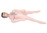 BOSS Lalka Dmuchana Szef 165 cm – model męski z anatomicznym torsem i włosami, 20 cm element