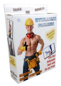 FunnyToys Hydraulik Dmuchana Lalka 165cm – anatomiczny element 20cm, model imprezowy