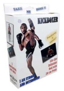 You2Toys Lalka dmuchana Kickboxer 165 cm – ciemna karnacja, anatomiczny element 20 cm