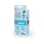 b-Vibe Bulb Plug Green silikonowy model z ergonomicznym uchwytem, 2,5 cala