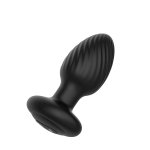 Nexus Tornado L – obrotowy korek analny z funkcją wibracji, silikonowy, pilot