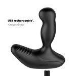 Nexus Revo Stealth masażer rotacyjny silikonowy, pilot, 6 trybów, IPX7