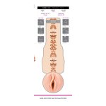 Fleshlight Girls Emma Hix Syrup – beżowy system intymny SuperSkin, model anatomiczny