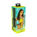 Kiiroo Feel Victoria June Black – model anatomiczny z teksturą wewnętrzną, TPE