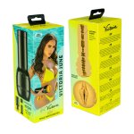 Kiiroo Feel Victoria June Black – model anatomiczny z teksturą wewnętrzną, TPE