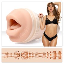 Fleshlight Girls Riley Reid Insomnia – beżowy system intymny SuperSkin, model usta