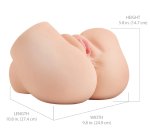PDX Elite Back That Ass Up Light – maszyna intymna z systemem ssania i wibracji, anatomiczny tors