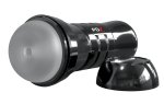 PDX Extreme WetStroker Slide XXL przezroczysty, system nawilżający, anatomiczna tekstura, 26 cm