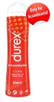 Durex Strawberry Lubrykant wodny 50ml – truskawkowy aromat, bez cukru, do pielęgnacji stref intymnych