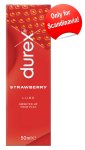 Durex Strawberry Lubrykant wodny 50ml – truskawkowy aromat, bez cukru, do pielęgnacji stref intymnych