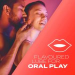 Durex Strawberry Lubrykant wodny 50ml – truskawkowy aromat, bez cukru, do pielęgnacji stref intymnych