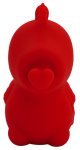 Unihorn Cupids Beau – silikonowy model z ruchomą końcówką serce, system obrotowy, 9 cm