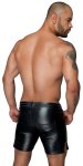 Noir Missbehaved Szorty Męskie 2XL Czarny Powerwet z Regulacją w Pasie i Kieszeniami