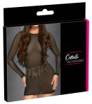 Cottelli ACCESSOIRES złoty pas na brzuch z dżetami, regulowany, metalowy