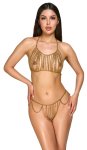 Cottelli ACCESSOIRES bikini łańcuszkowe złote, regulowane, metalowa konstrukcja