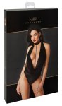 Noir Orgia Exclusive Body Czarne XL z Odpinanym Naszyjnikiem i Głębokim Dekoltem