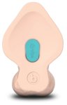 b-Vibe Slipskin 9" Curved Kremowy Model Anatomiczny Silikonowy 22,3 cm