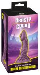 Beasty Cocks Alien Phallus Silikonowy Model Metaliczny z Przyssawką 21,2 cm