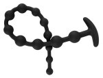 Black Velvets Łańcuszek Kulisty Silikonowy Czarny 50 cm – 13 Kul