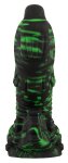 Beasty Cocks Lizard Peak silikonowy model fantasy z marmurkowym wzorem i przyssawką 22 cm