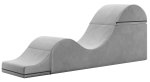 Liberator Aria Flip Chaise Grey szezlong tapicerowany z regulacją pozycji, szary
