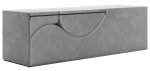 Liberator Aria Flip Chaise Grey szezlong tapicerowany z regulacją pozycji, szary