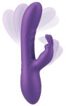 Sweet Smile Flexible Rabbit – edycja metaliczna, silikonowy model z podwójnym systemem stymulacji 18,3 cm