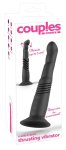 Couples Choice G i P-Spot Fing System – model z ruchem posuwistym, silikonowy, przyssawka, 23-26 cm