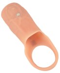 Realistixxx Real Sleeve Open – silikonowy rękaw z systemem wibracji, otwarta konstrukcja, 14 cm