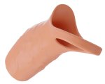 Realistixxx Real Sleeve Open – silikonowy rękaw z systemem wibracji, otwarta konstrukcja, 14 cm
