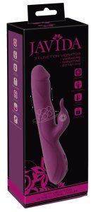 Javida 3F Vibrator Thrusting – wielofunkcyjny model silikonowy, ruch posuwisty, wodoodporny