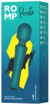 ROMP Presto – masażer wibracyjny z ruchomą głowicą, 10 trybów, metaliczny, 20 cm