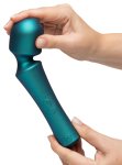 ROMP Presto – masażer wibracyjny z ruchomą głowicą, 10 trybów, metaliczny, 20 cm